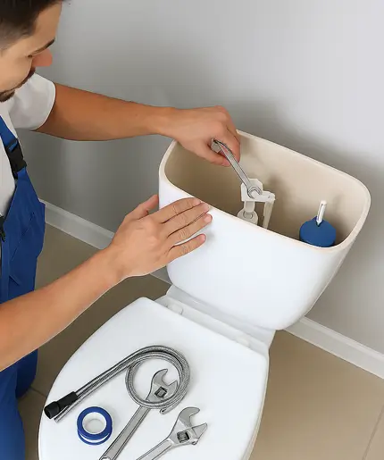 Toilet repair Quail Valley TX — emergency toilet & flange repair